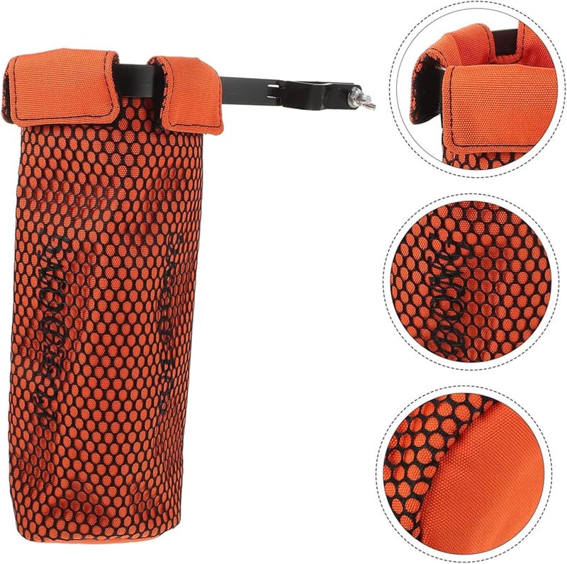 Wakauto Professional Drumstick Storage Bag Padded Portable Holder For Drummers Orange - Image 4